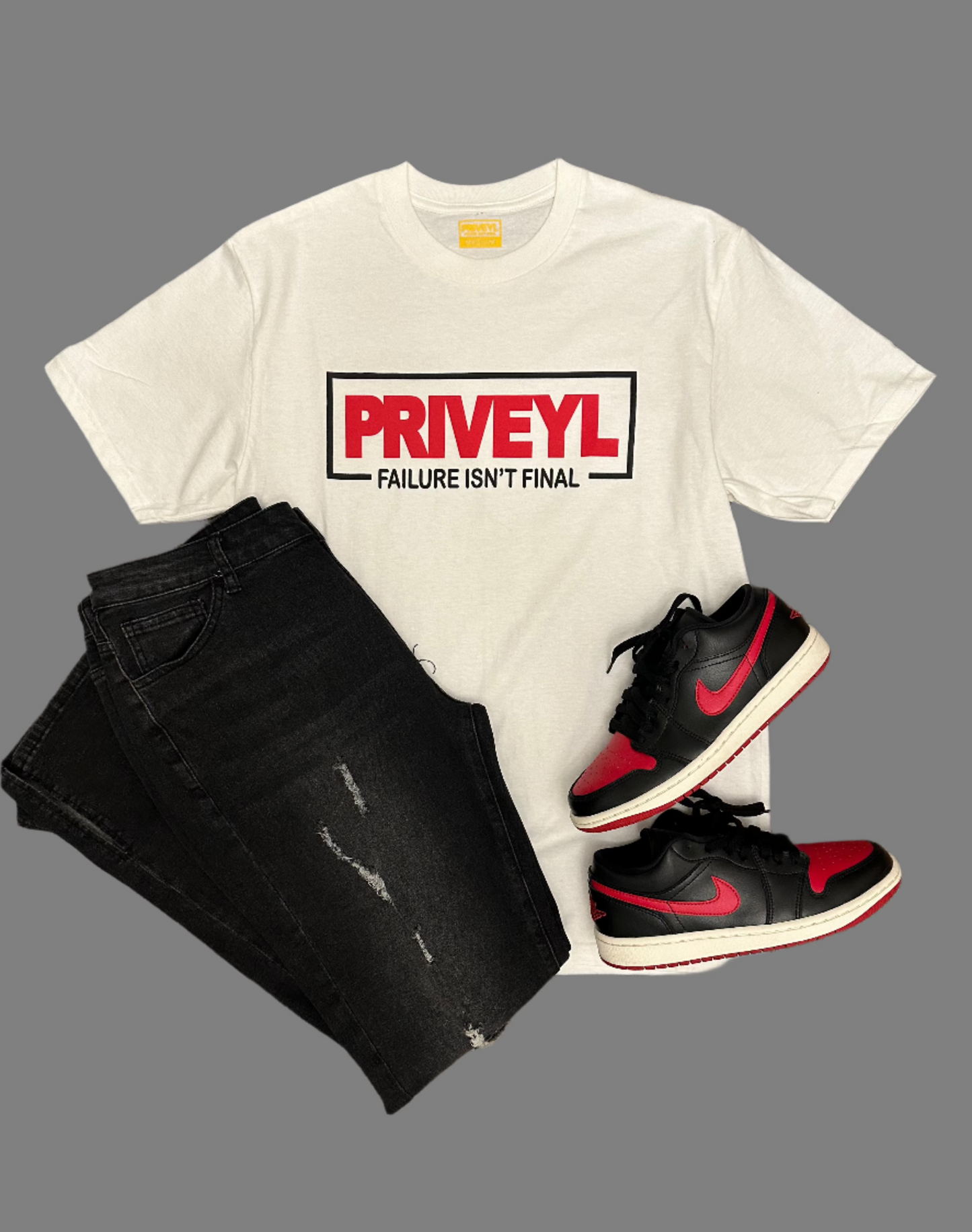 PRIVEYL Failure Isn't Final Tee-White